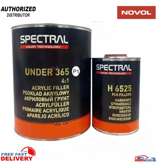 NOVOL SPECTRAL 365 P1 WHITE PRIMER 4:1 + H6525 HARDENER 3.5L KIT